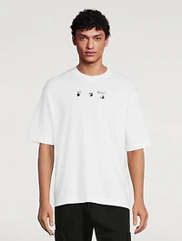 Negative Mark Cotton T-Shirt