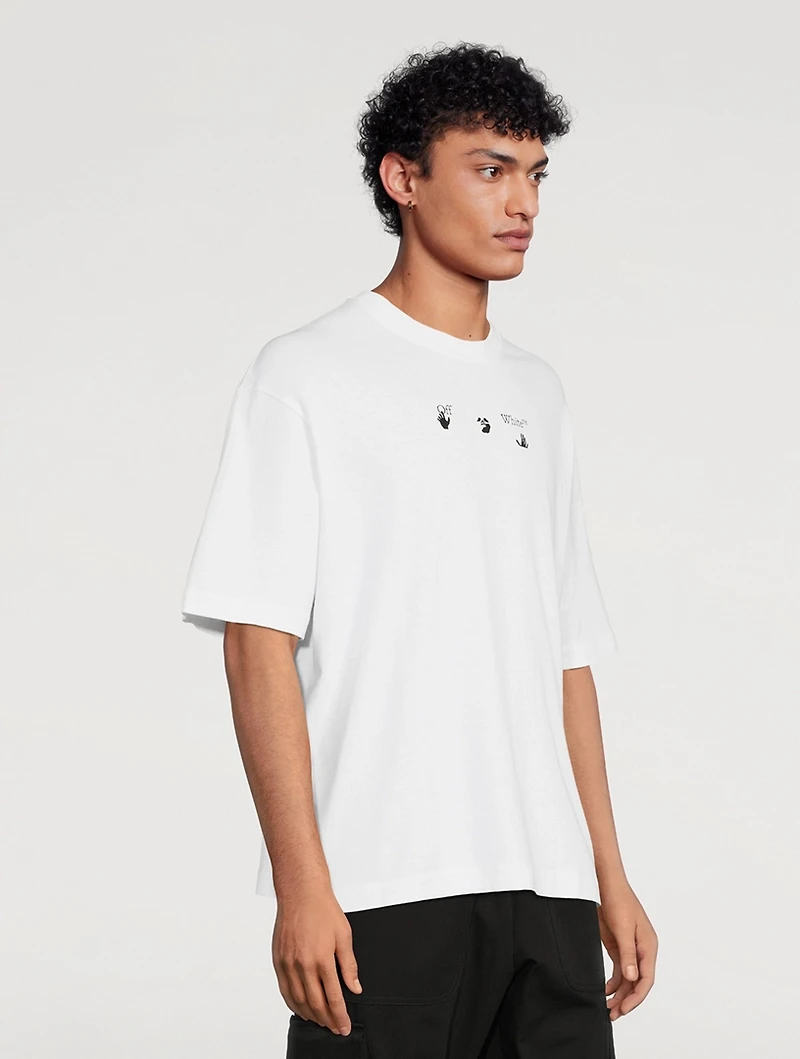 Negative Mark Cotton T-Shirt