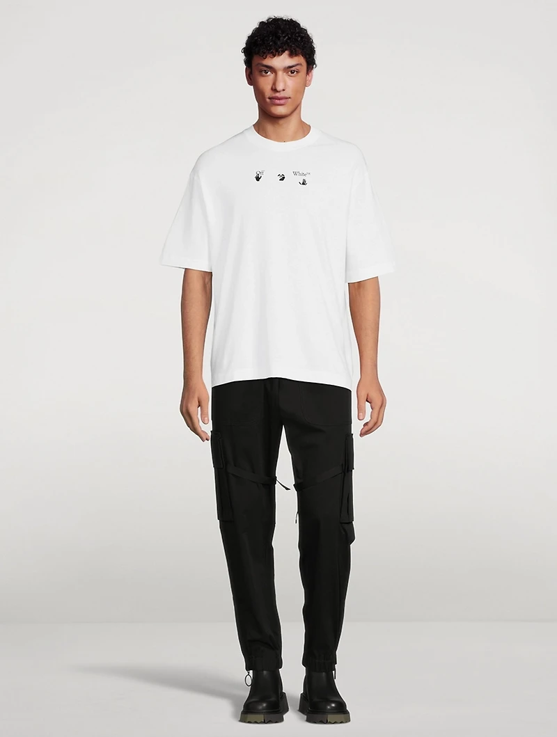 Negative Mark Cotton T-Shirt
