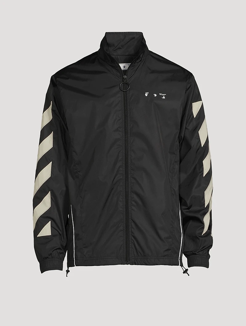 Diagonals Nylon Jacket