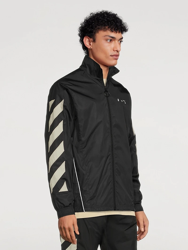 Diagonals Nylon Jacket