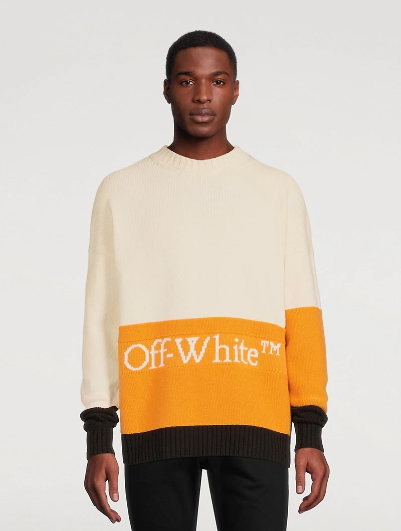 Wool Colourblock Sweater