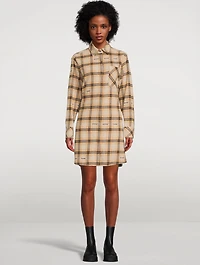 Flannel Shirt Dress Plaid