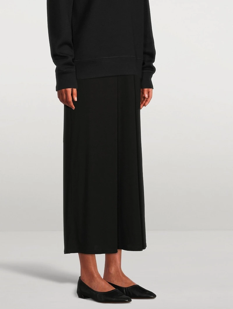 Ruched Leather Ballet Flats