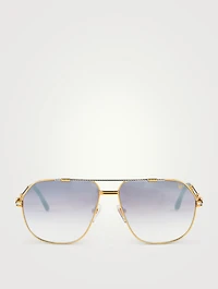VF Boss 18K Gold Aviator Sunglasses