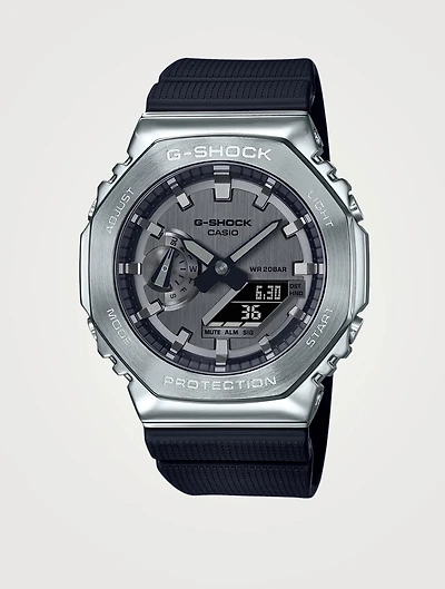 G-Shock Stainless Steel And Resin Analog-Digital Watch