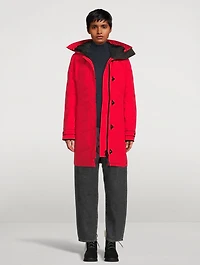 Lorette Down Parka With Notched Brim