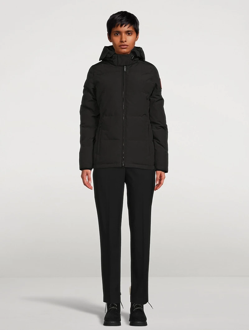 Chelsea Down Parka With Hood Trim