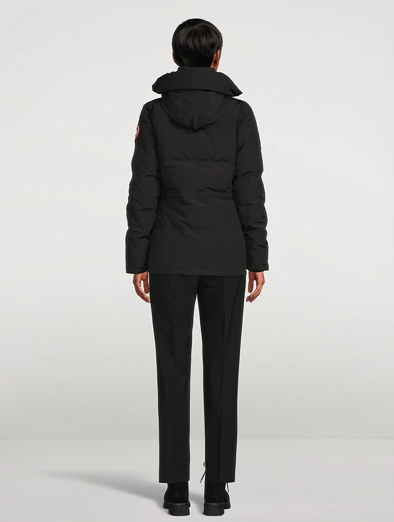 Chelsea Down Parka With Hood Trim