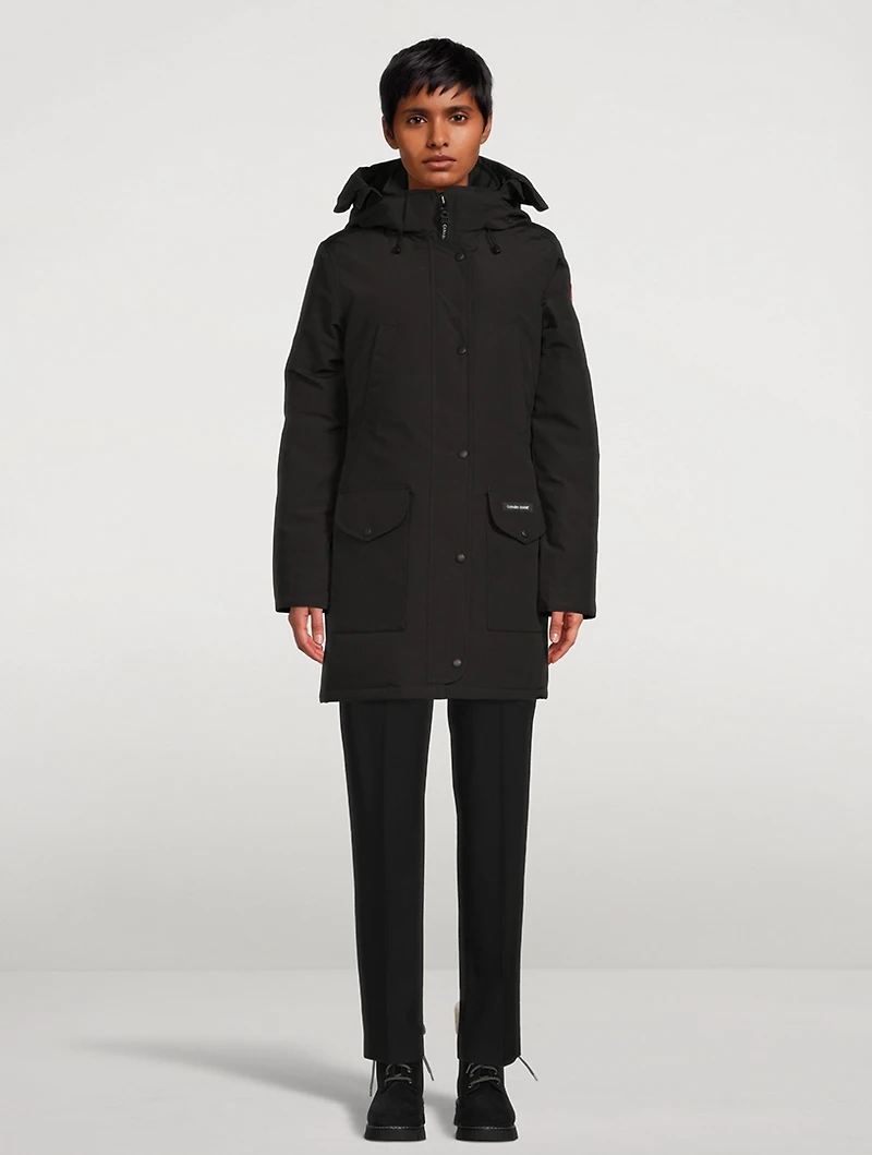 Trillium Down Parka With Hood Trim