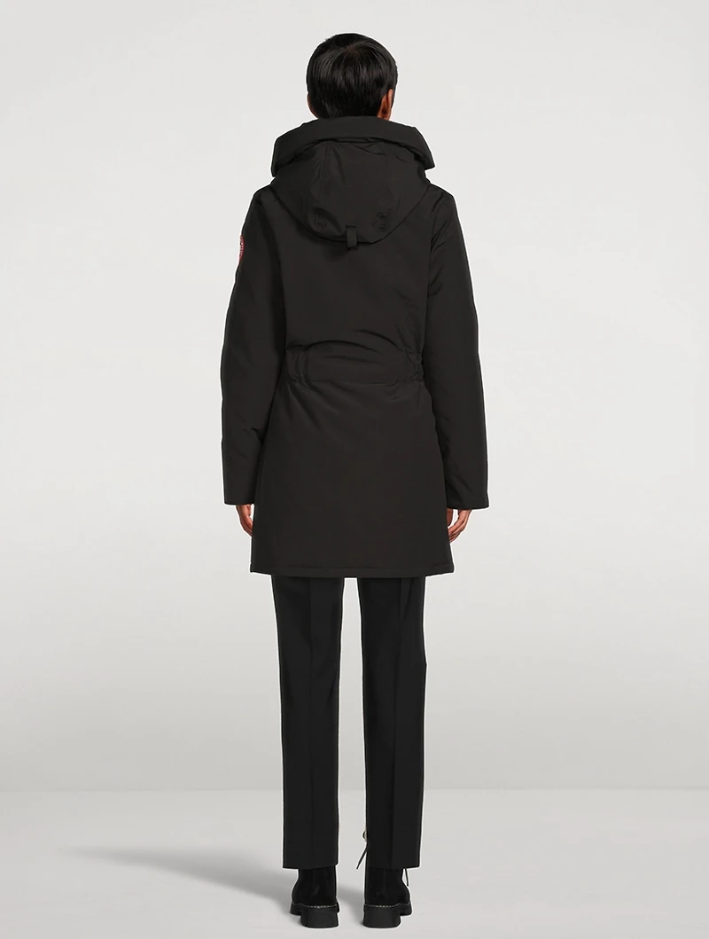 Trillium Down Parka With Hood Trim