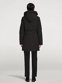Trillium Down Parka With Hood Trim