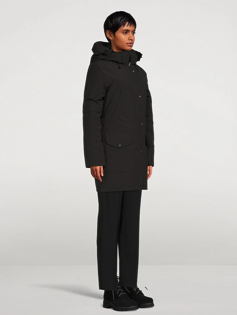 Trillium Down Parka With Hood Trim