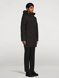Trillium Down Parka With Hood Trim