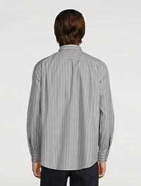 Santo Cotton Shirt Striped Print