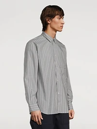 Santo Cotton Shirt Striped Print