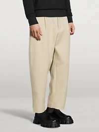 Voli Cotton-Blend Pleated Pants