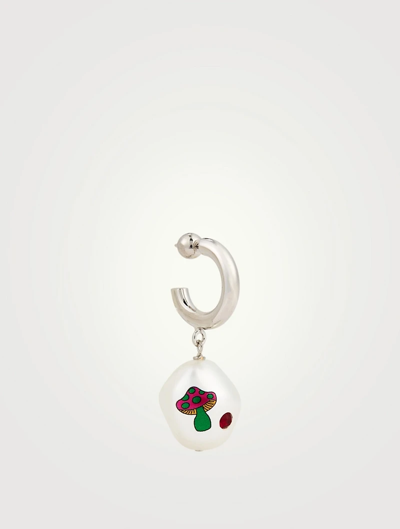 Magic Cotton Candy Earring With Crystal