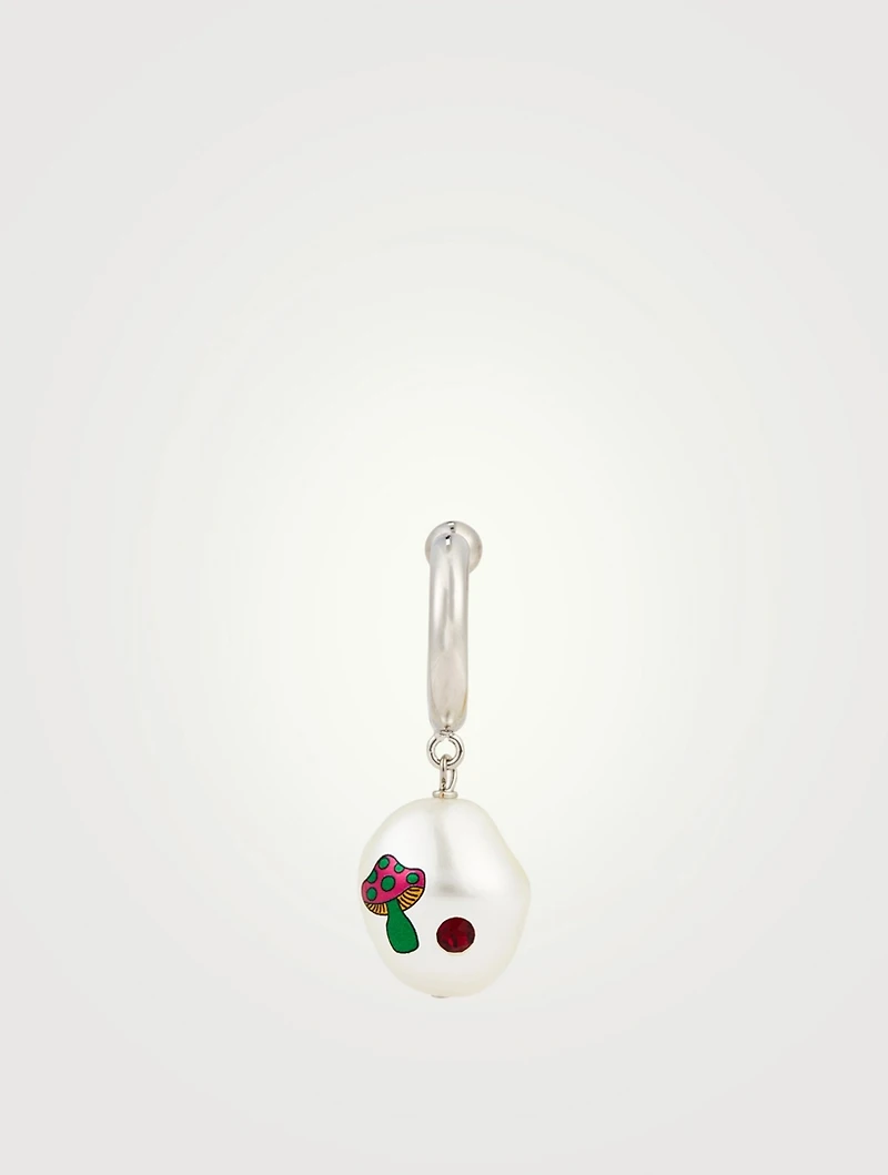 Magic Cotton Candy Earring With Crystal