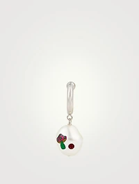 Magic Cotton Candy Earring With Crystal