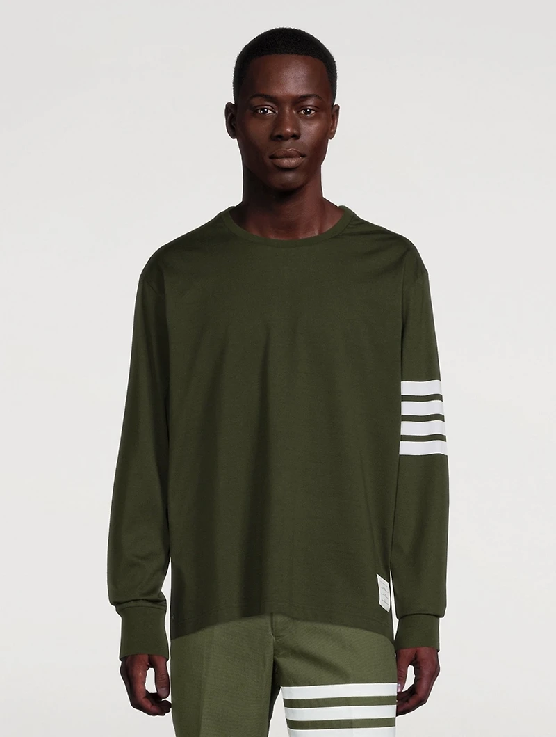 Cotton Jersey Long-Sleeve T-Shirt
