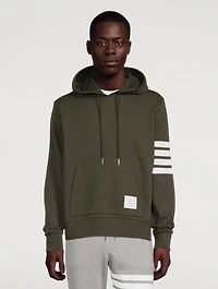 Classic Loop Back Hoodie With Engineered 4-Bar