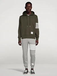 Classic Loop Back Hoodie With Engineered 4-Bar