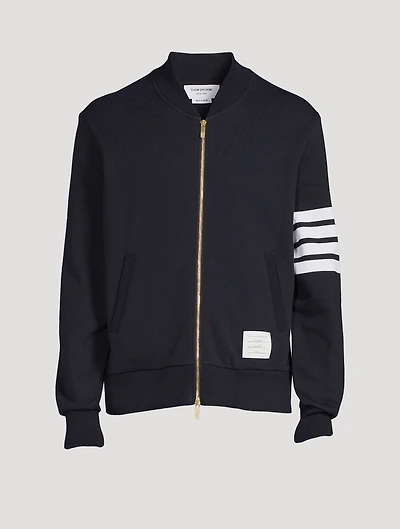 Cotton Zip Sweatshirt