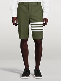 Washed Cotton Canvas Chino Shorts
