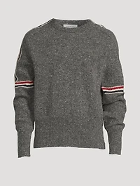Wool And Mohair Crewneck Sweater