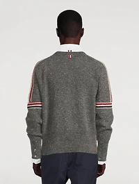 Wool And Mohair Crewneck Sweater