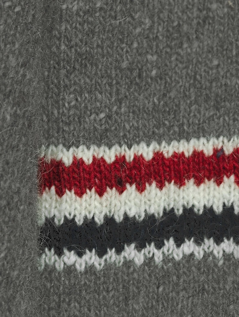 Wool And Mohair Crewneck Sweater