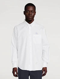 Cotton Shirt With Fish Detail