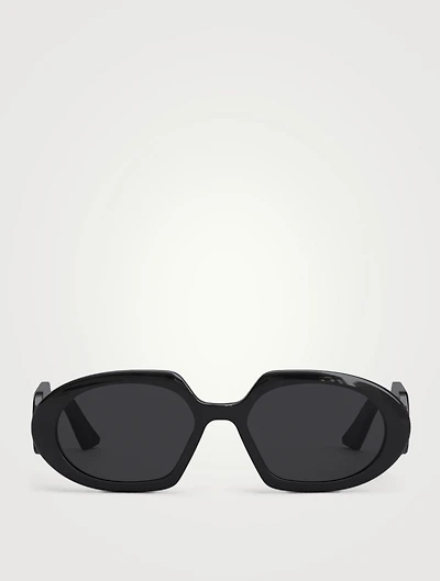 DiorBobby R2U Round Rectangular Sunglasses