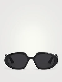DiorBobby R2U Round Rectangular Sunglasses