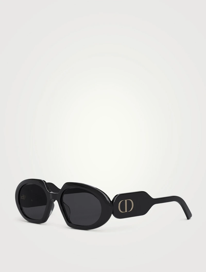 DiorBobby R2U Round Rectangular Sunglasses