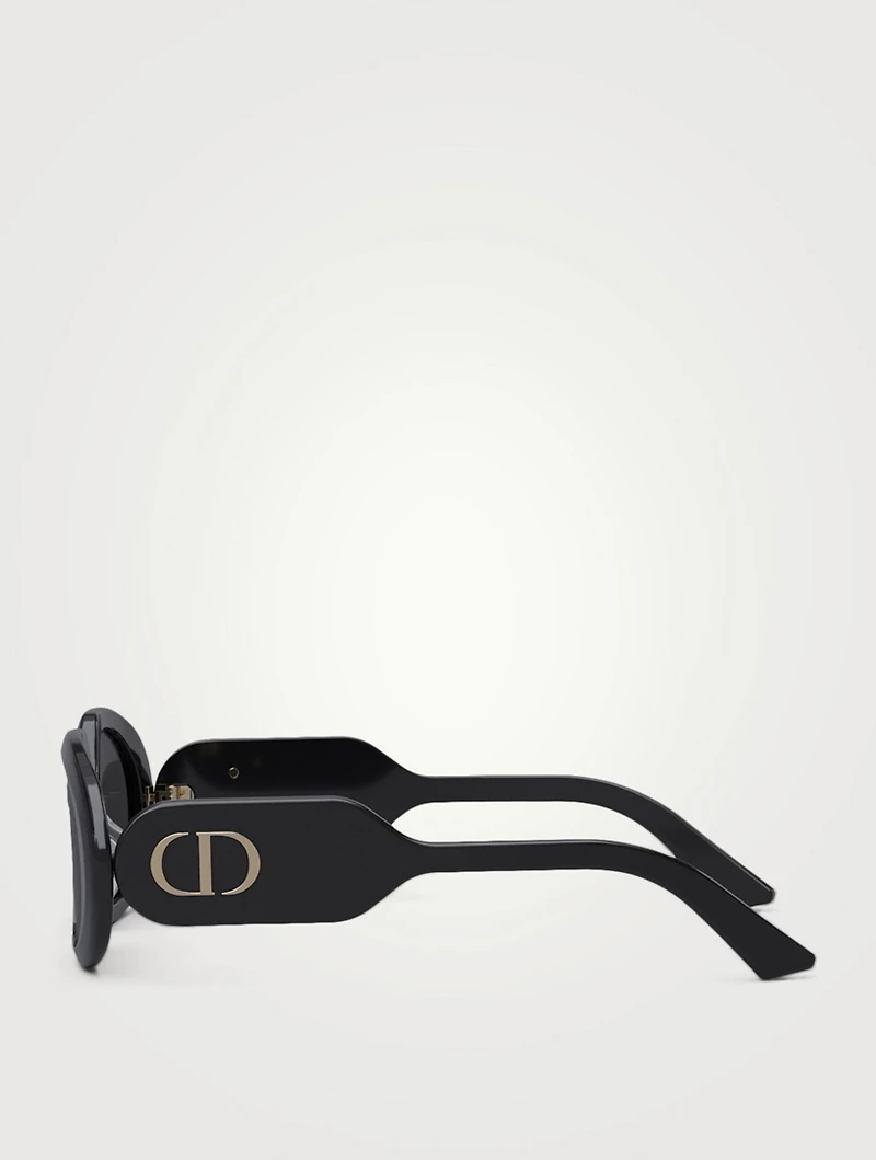 DiorBobby R2U Round Rectangular Sunglasses