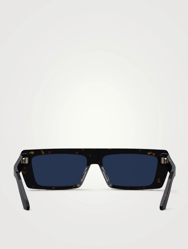 DiorSignature Flat-Top Rectangular Sunglasses