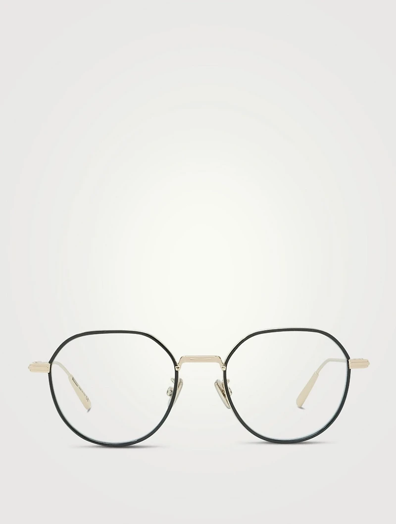 DiorBlackSuitO R3U Round Optical Glasses