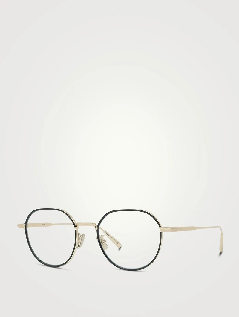 DiorBlackSuitO R3U Round Optical Glasses
