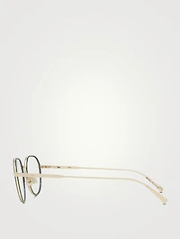 DiorBlackSuitO R3U Round Optical Glasses