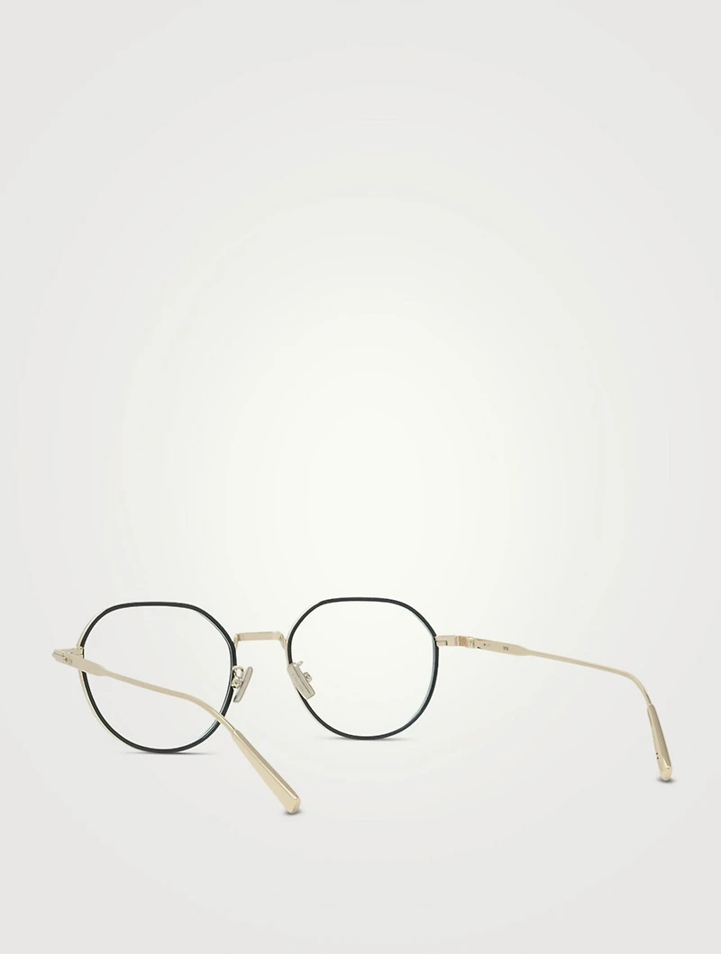 DiorBlackSuitO R3U Round Optical Glasses