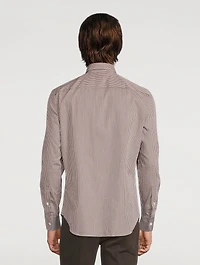 Cotton Shirt Grid Print