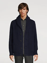 Cashmere And Silk Bouclé Cardigan