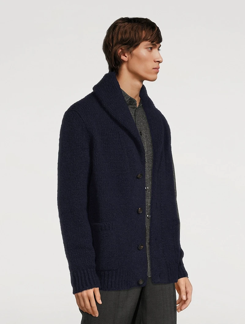 Cashmere And Silk Bouclé Cardigan