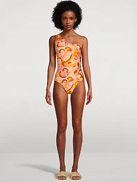 Mae Buckle Shoulder One-Piece Swimsuit