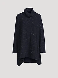 Monks Tweed Turtleneck Long Sweater