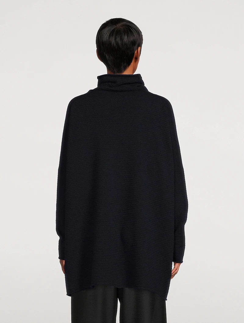 Cashmere Funnelneck Sweater