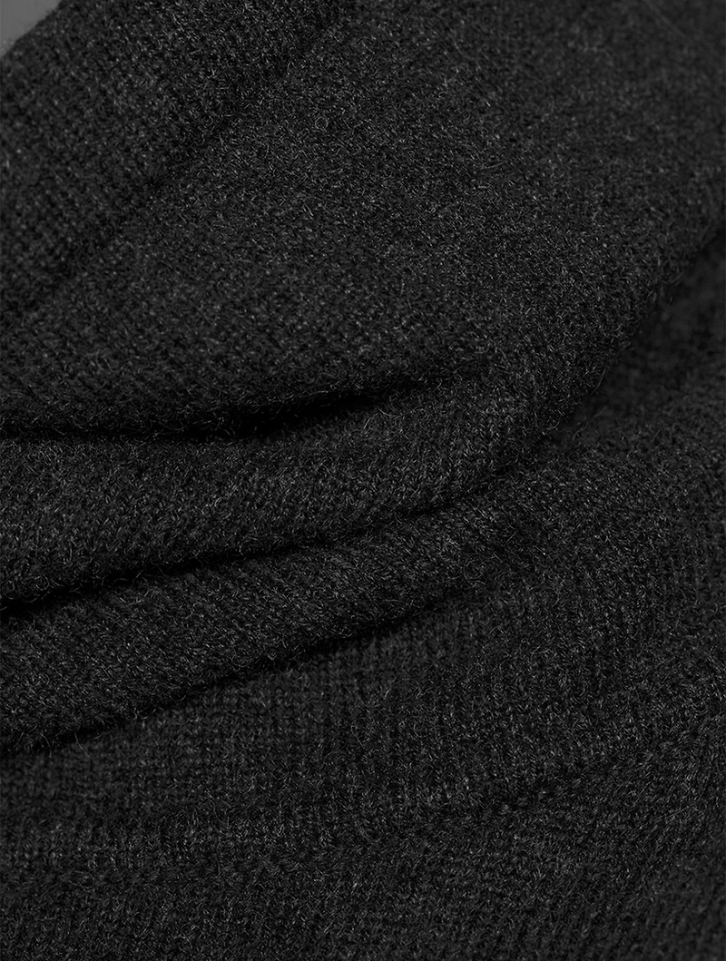 Scrunch-Neck Cashmere Sweater
