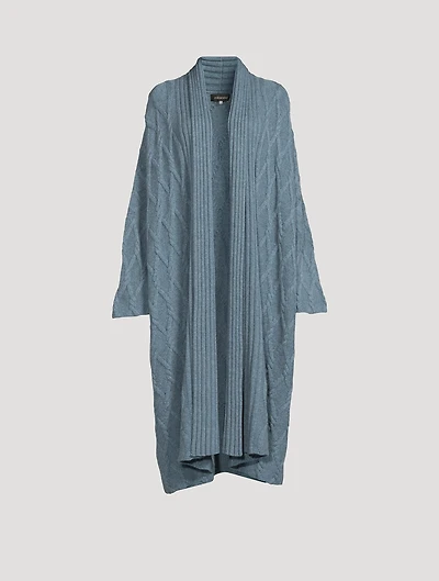 Cable-Knit Cashmere Cardigan
